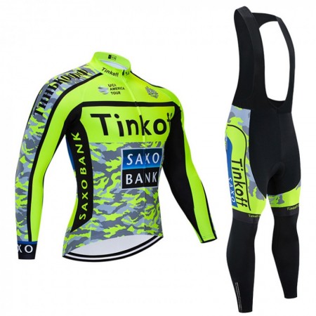 Set Langarmtrikot + Trägerhose Lange 2020 Tinkoff N001